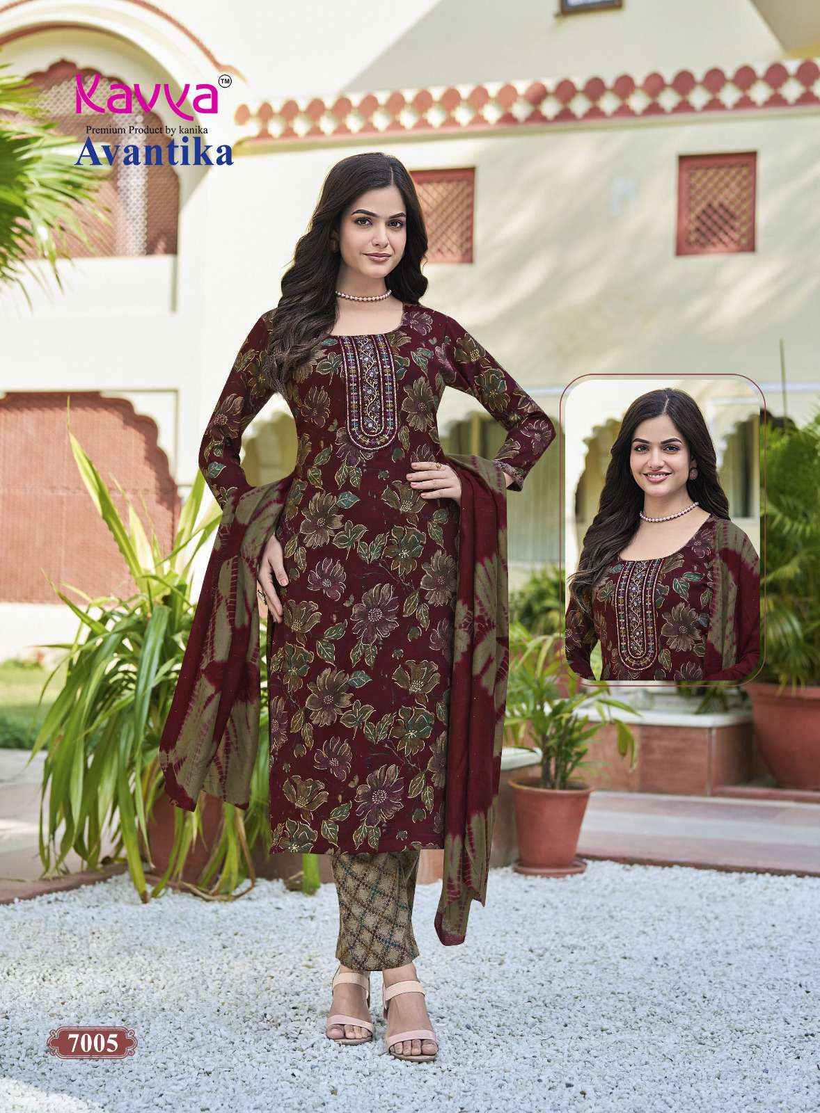Kavya Avantika Vol 7 Capsule Kurti Combo 10 pcs Catalogue