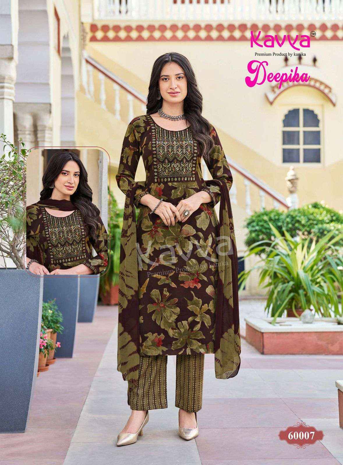 Kavya Deepika Vol 60 Capsule Kurti Combo 10 pcs Catalogue