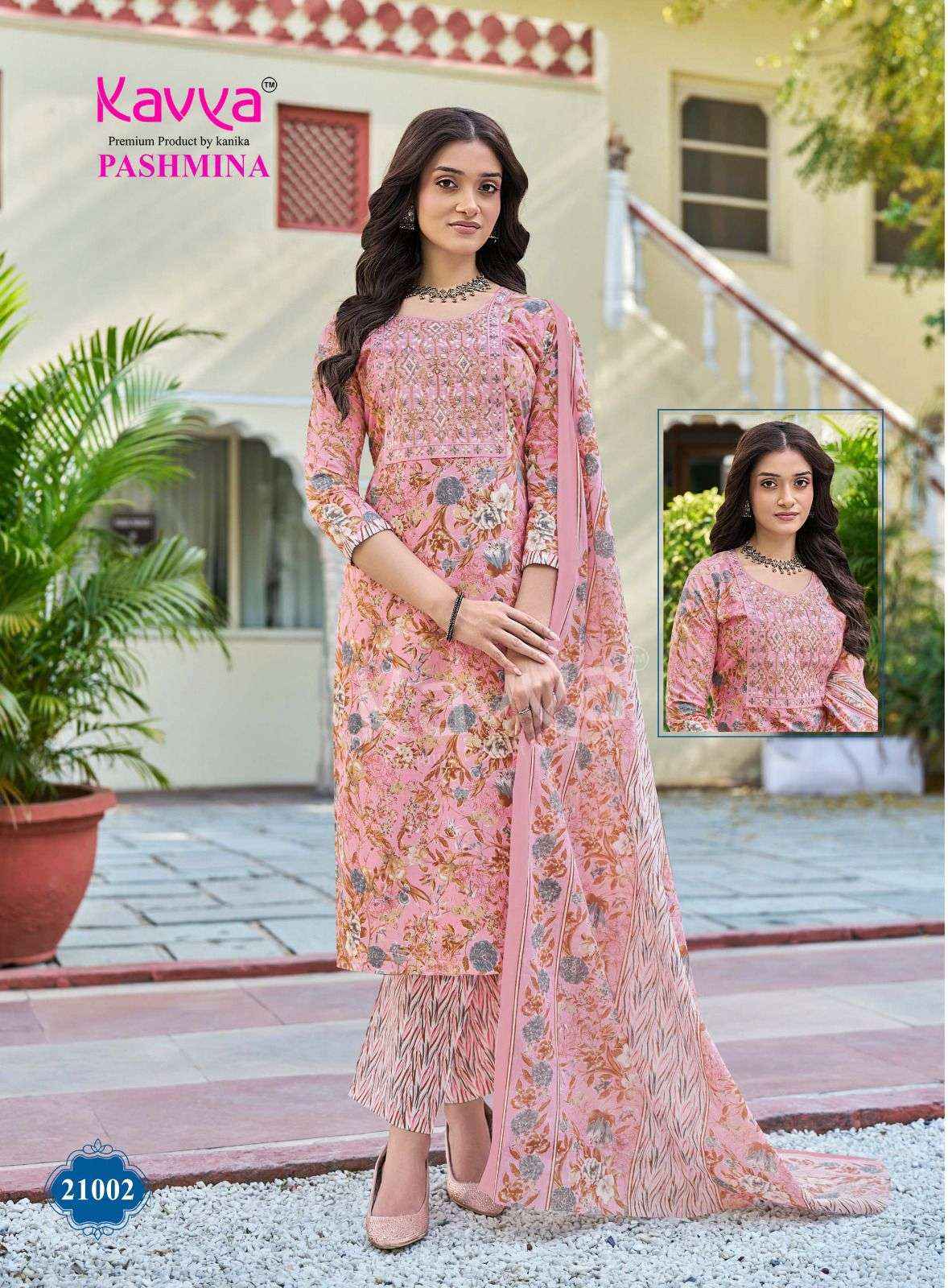 Kavya Pashmina Vol 21 Malasian Cotton Kurti Combo 10 pcs Catalogue
