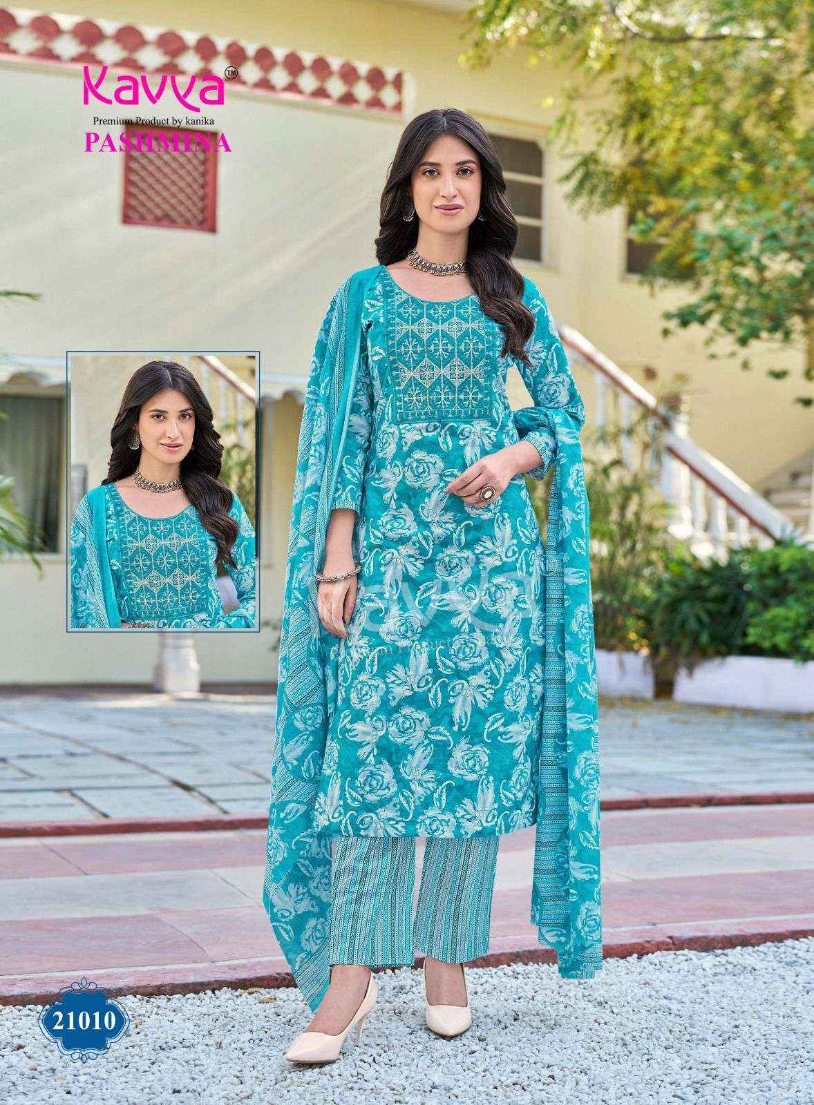 Kavya Pashmina Vol 21 Malasian Cotton Kurti Combo 10 pcs Catalogue