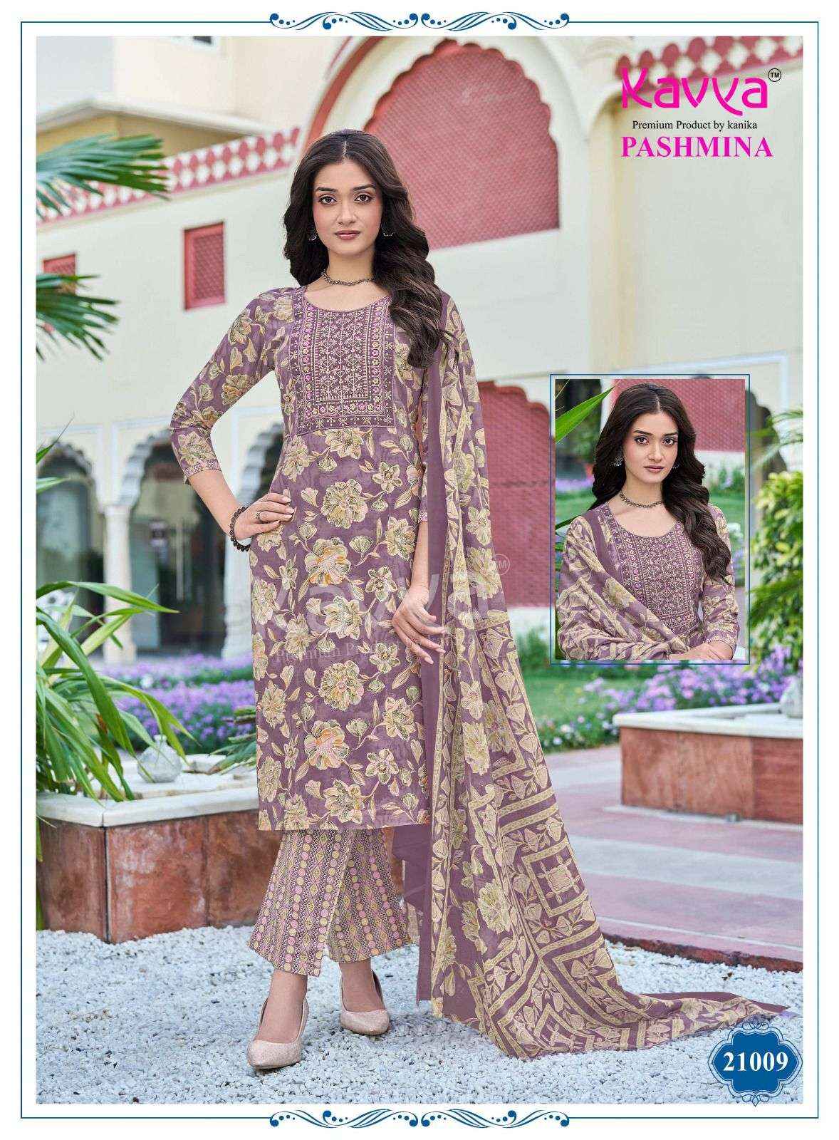 Kavya Pashmina Vol 21 Malasian Cotton Kurti Combo 10 pcs Catalogue