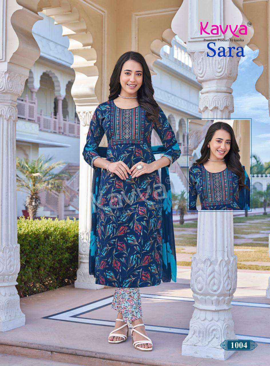 Kavya Sara Vol 1 Capsule Kurti Combo 10 pcs Catalogue
