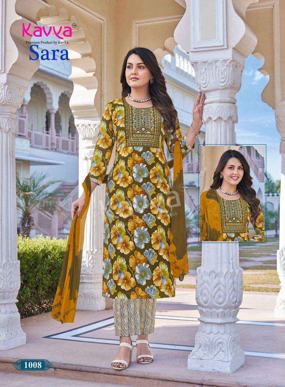 Kavya Sara Vol 1 Capsule Kurti Combo 10 pcs Catalogue