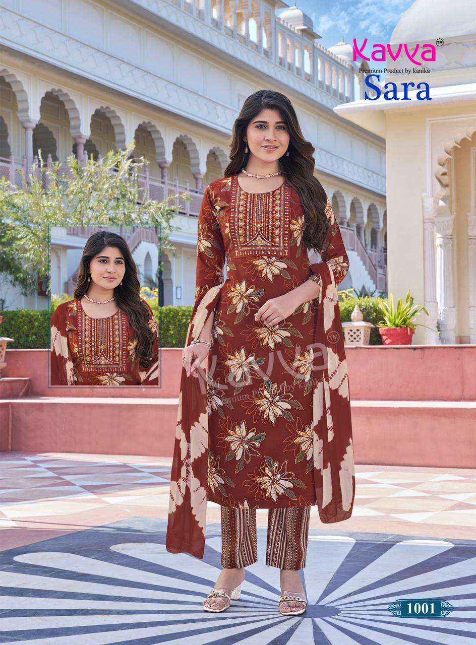 Kavya Sara Vol 1 Capsule Kurti Combo 10 pcs Catalogue