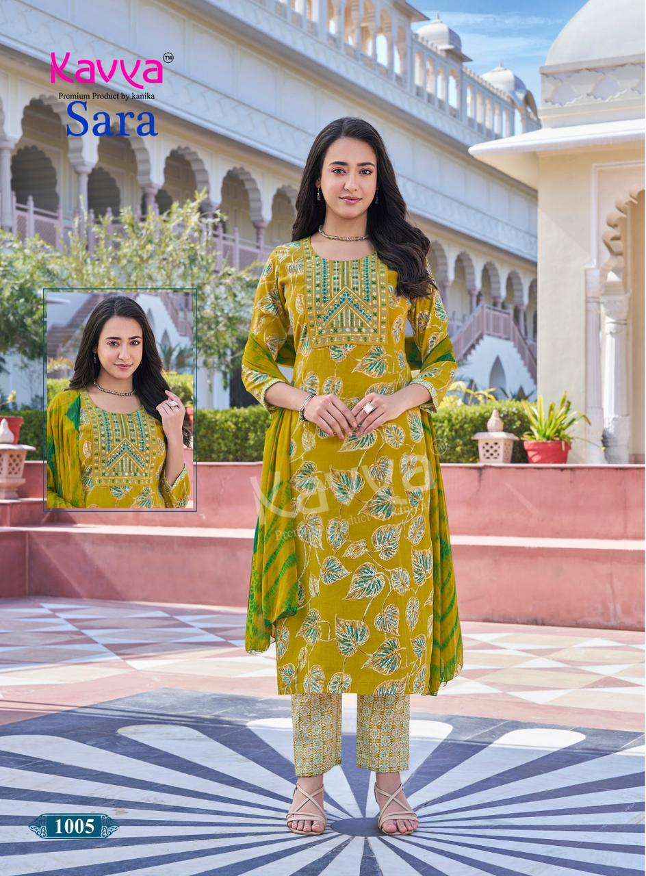 Kavya Sara Vol 1 Capsule Kurti Combo 10 pcs Catalogue