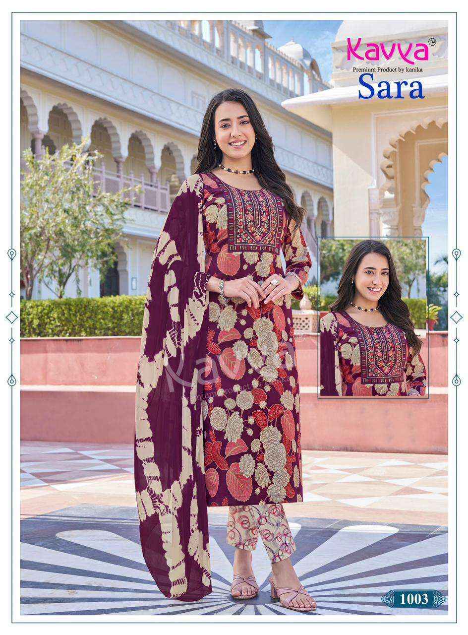Kavya Sara Vol 1 Capsule Kurti Combo 10 pcs Catalogue