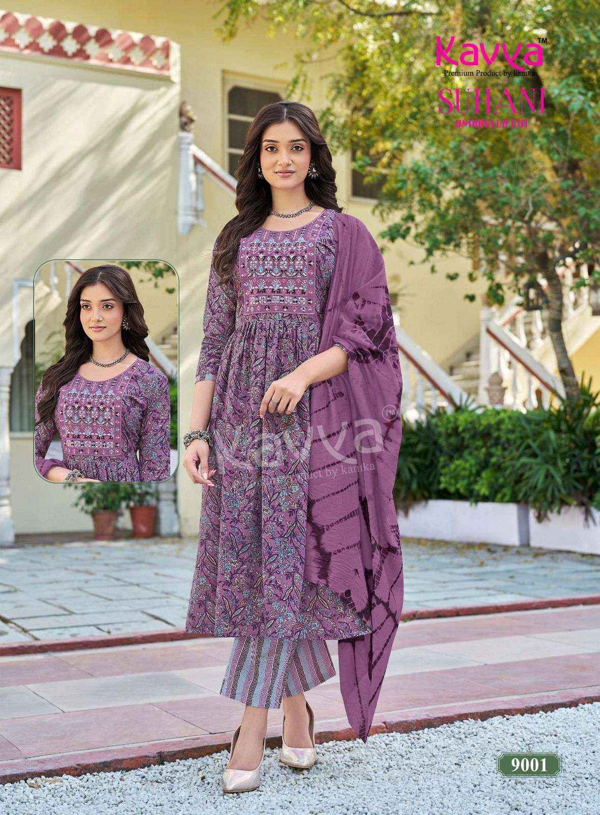 Kavya Suhani Vol 9 Viscose Kurti Combo 10 pcs Catalogue