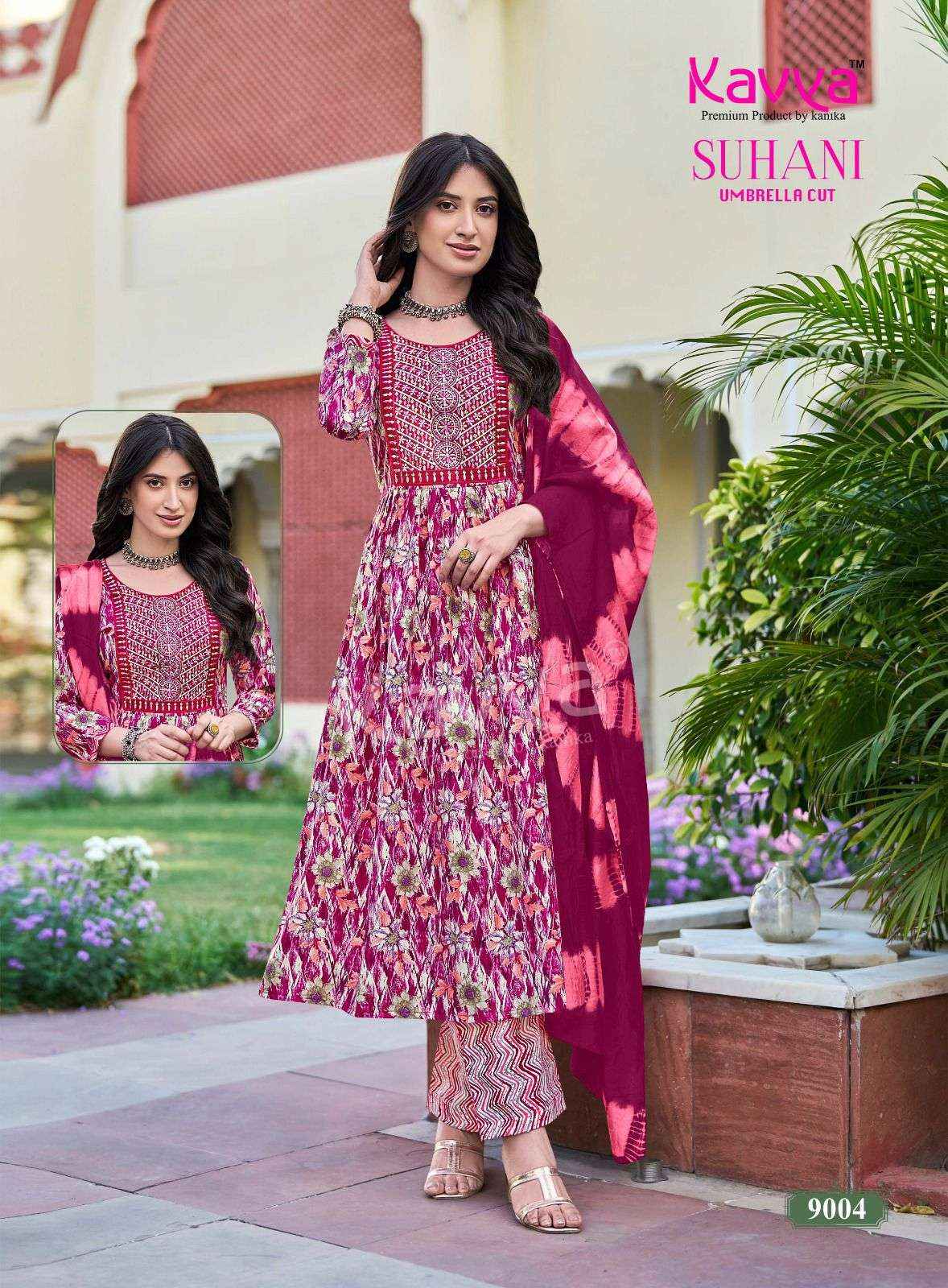 Kavya Suhani Vol 9 Viscose Kurti Combo 10 pcs Catalogue