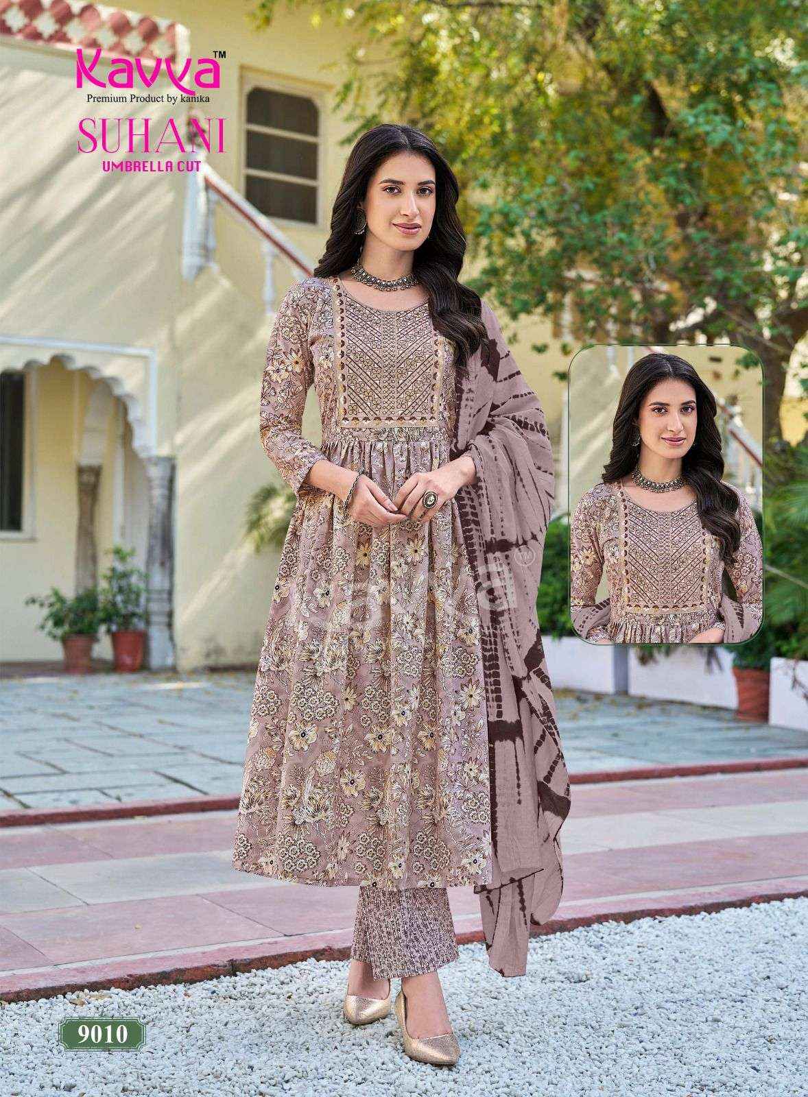 Kavya Suhani Vol 9 Viscose Kurti Combo 10 pcs Catalogue