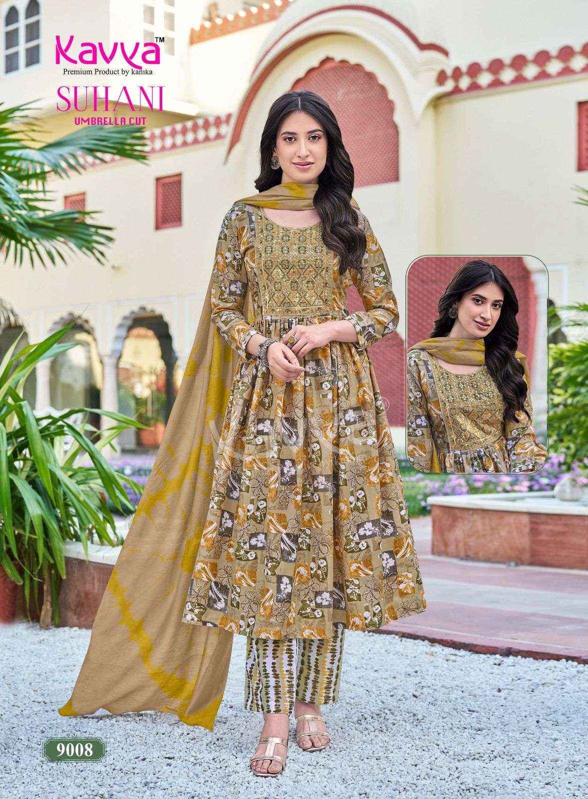 Kavya Suhani Vol 9 Viscose Kurti Combo 10 pcs Catalogue