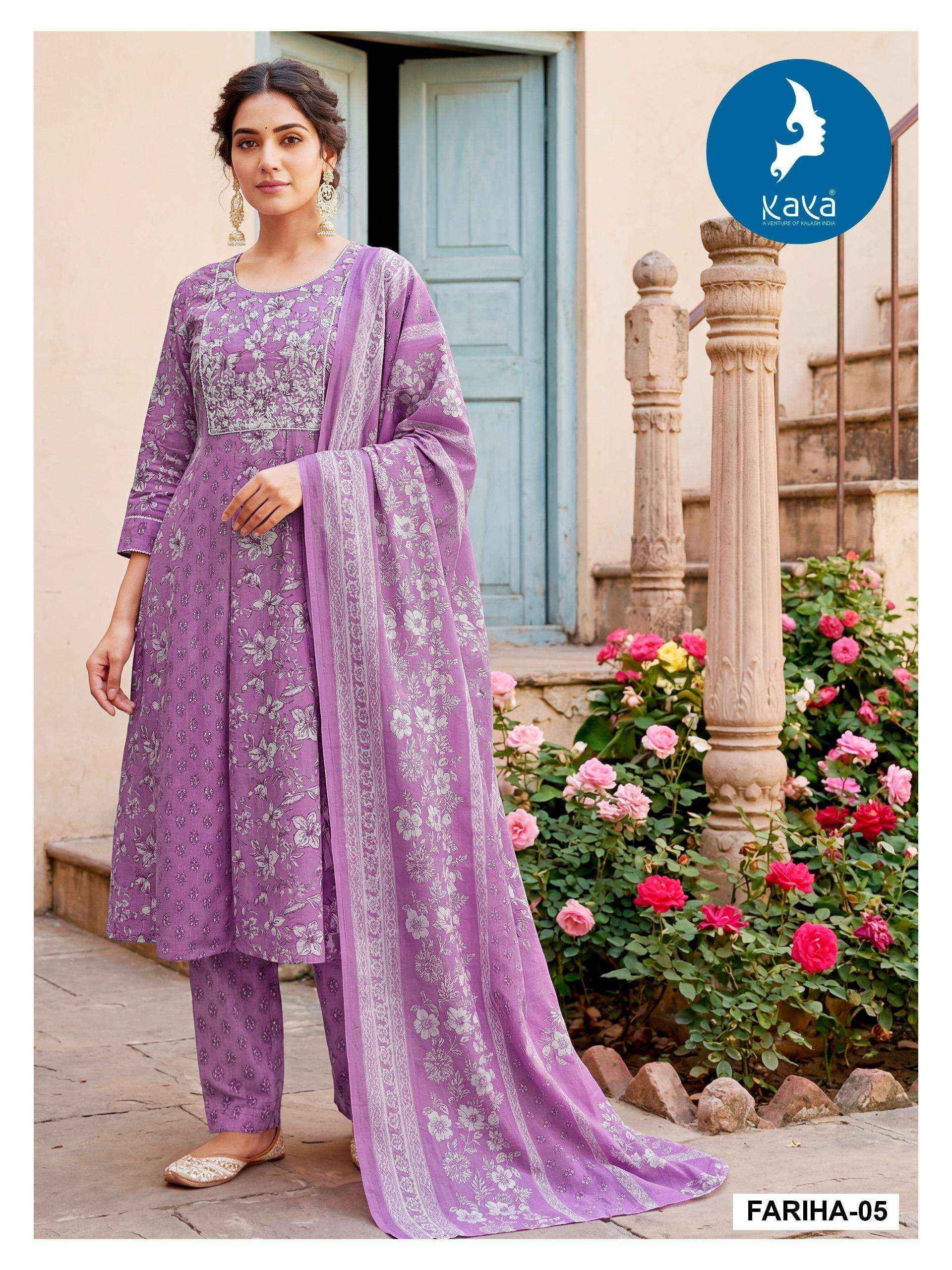 Kaya Fariha Cotton Kurti Combo 6 pcs Catalogue