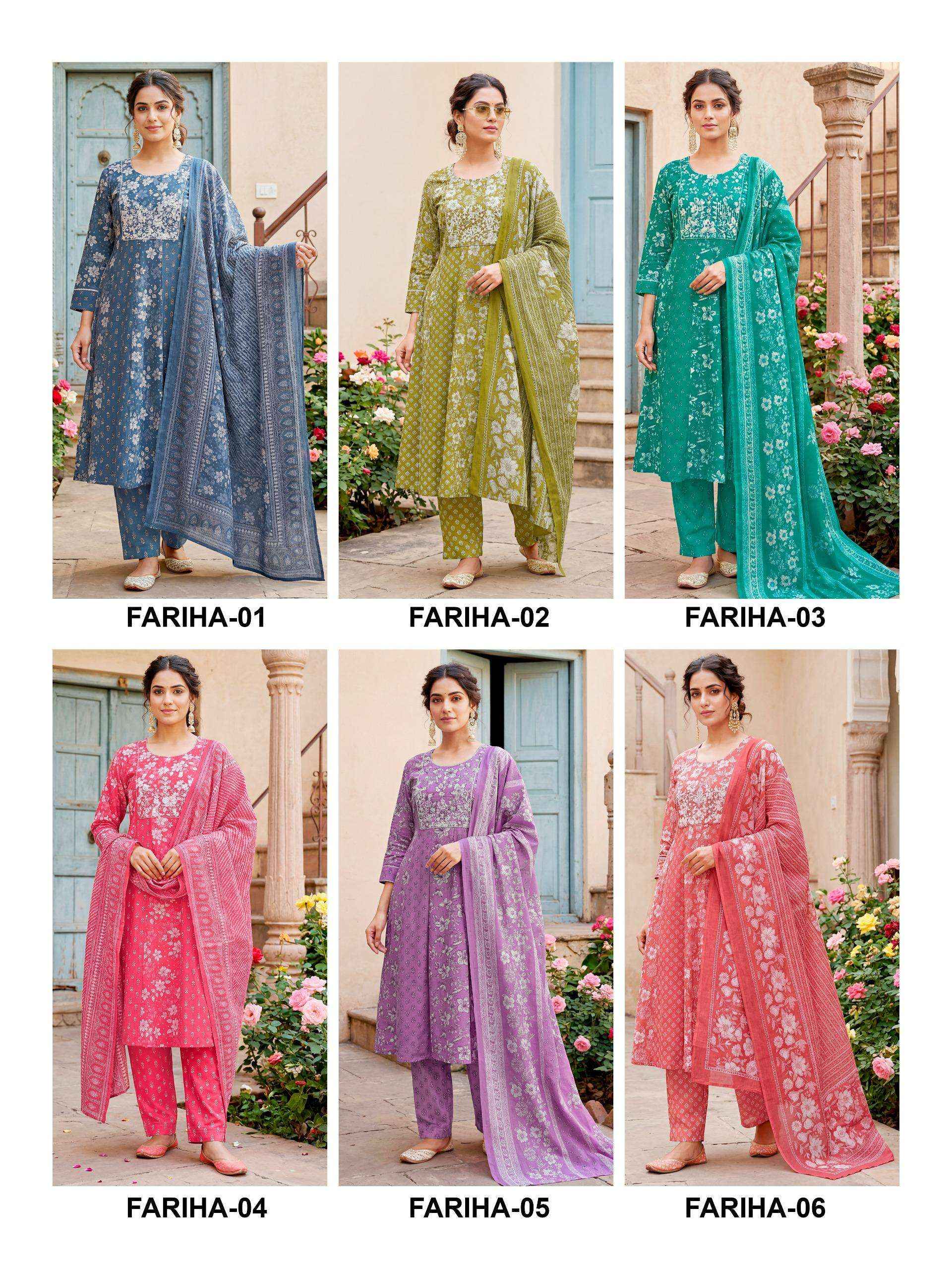 Kaya Fariha Cotton Kurti Combo 6 pcs Catalogue