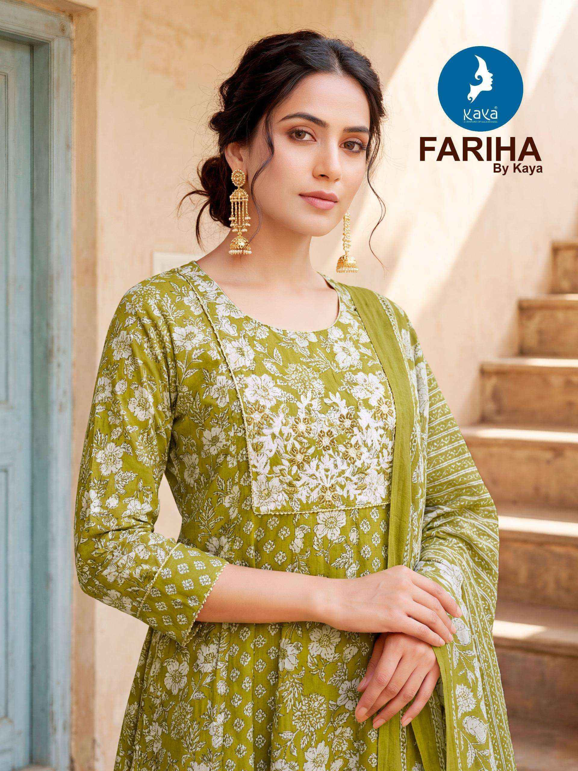 Kaya Fariha Cotton Kurti Combo 6 pcs Catalogue