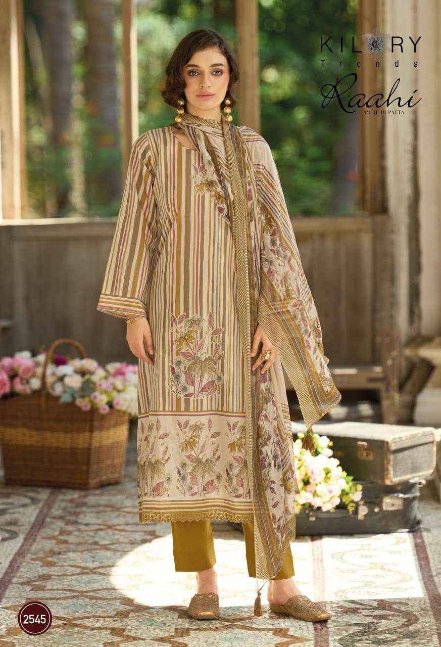 Kilory Trends Raahi Lawn Cotton Dress Material 6 pcs Catalogue