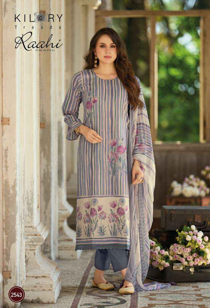 Kilory Trends Raahi Lawn Cotton Dress Material 6 pcs Catalogue