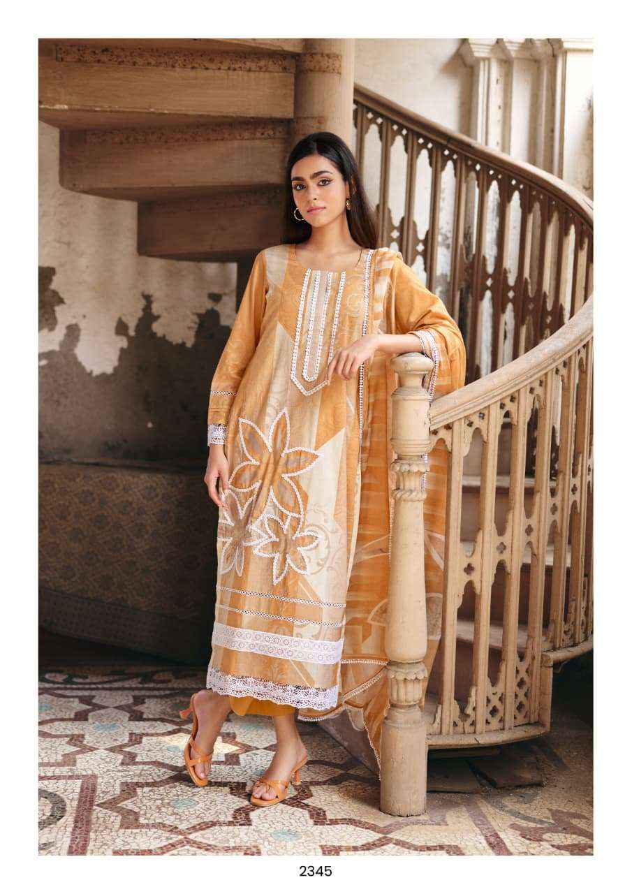 Kimora Guftugu Vol 75 Lawn Cotton Dress Material 4 pcs Catalogue
