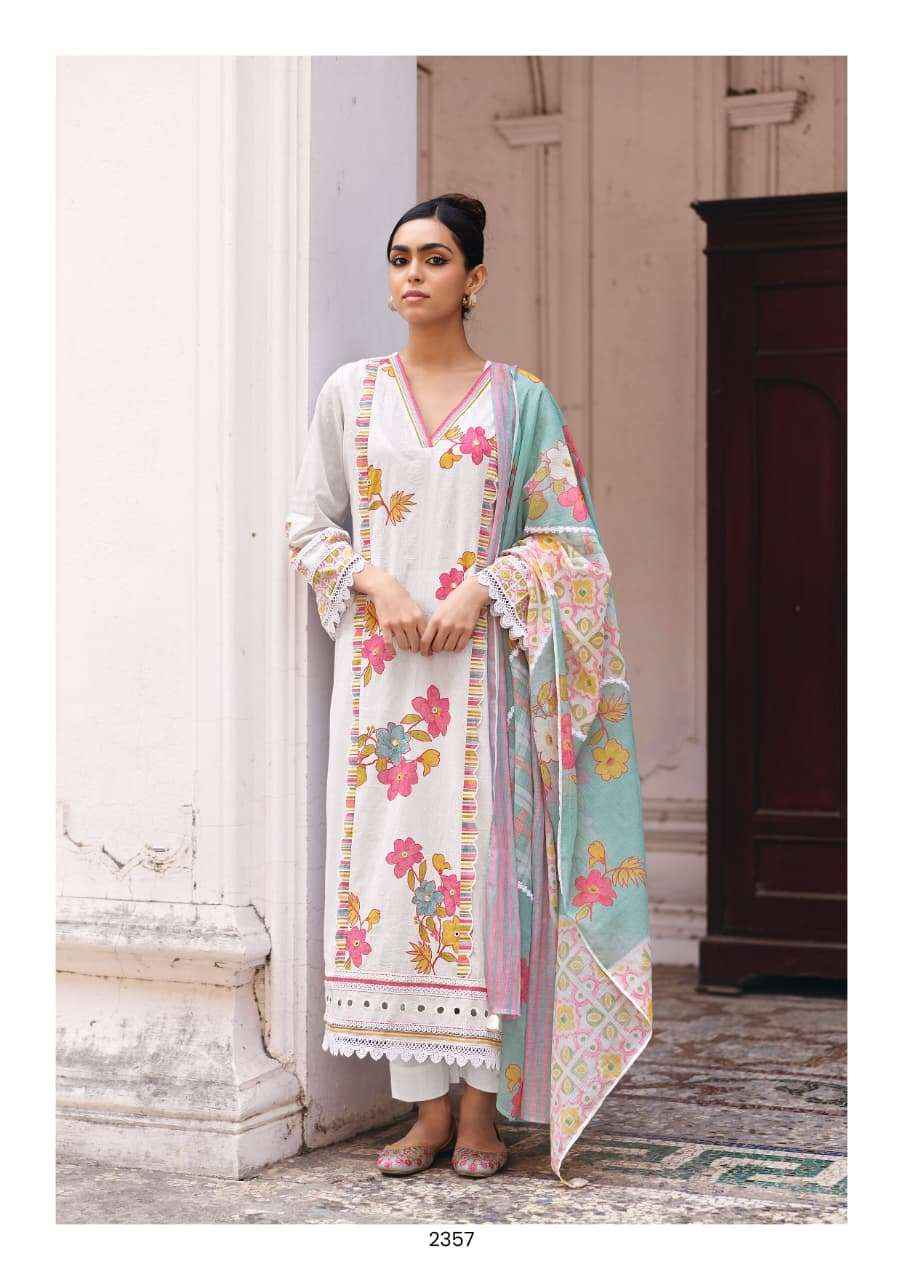 Kimora Saheli Lawn Cotton Dress Material 4 pcs Catalogue
