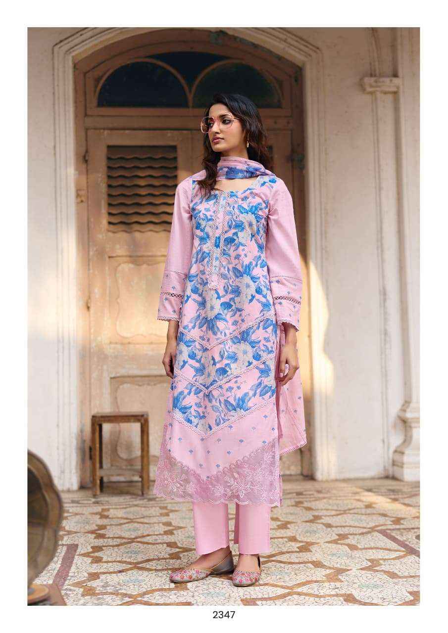 Kimora Sitaaree Vol 76 Lawn Cotton Dress Material 4 pcs Catalogue
