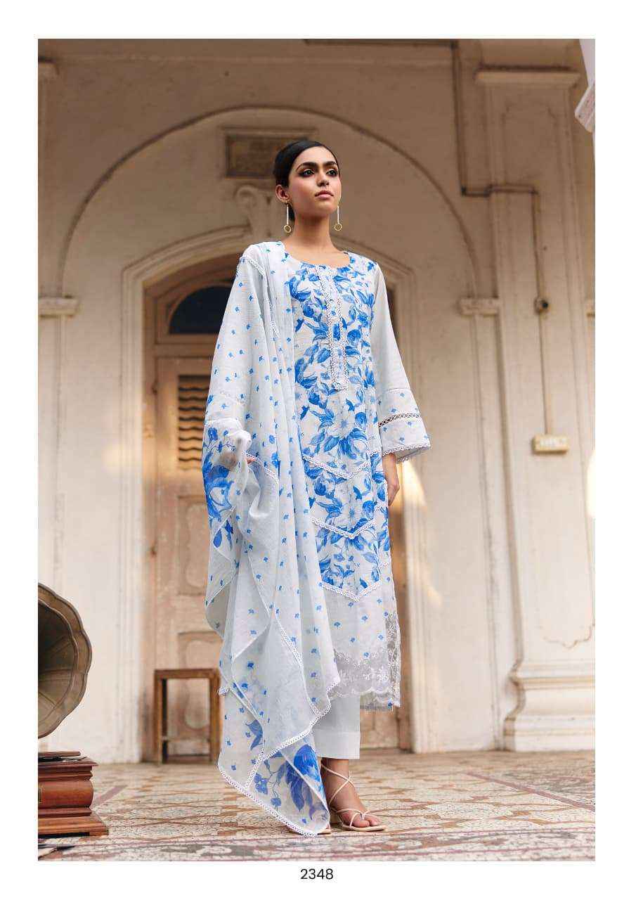 Kimora Sitaaree Vol 76 Lawn Cotton Dress Material 4 pcs Catalogue