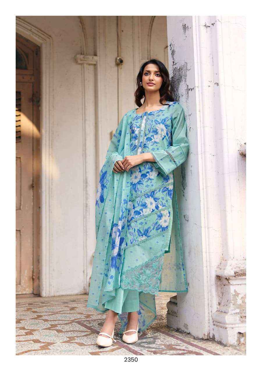 Kimora Sitaaree Vol 76 Lawn Cotton Dress Material 4 pcs Catalogue