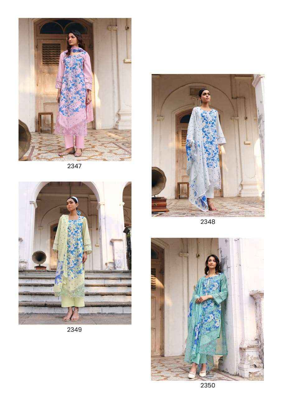 Kimora Sitaaree Vol 76 Lawn Cotton Dress Material 4 pcs Catalogue
