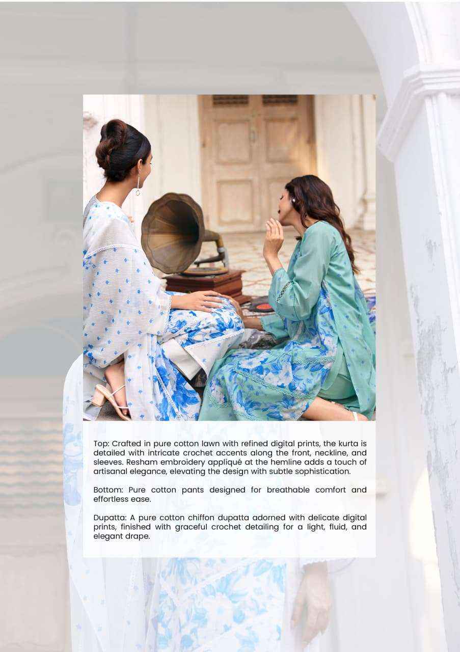 Kimora Sitaaree Vol 76 Lawn Cotton Dress Material 4 pcs Catalogue