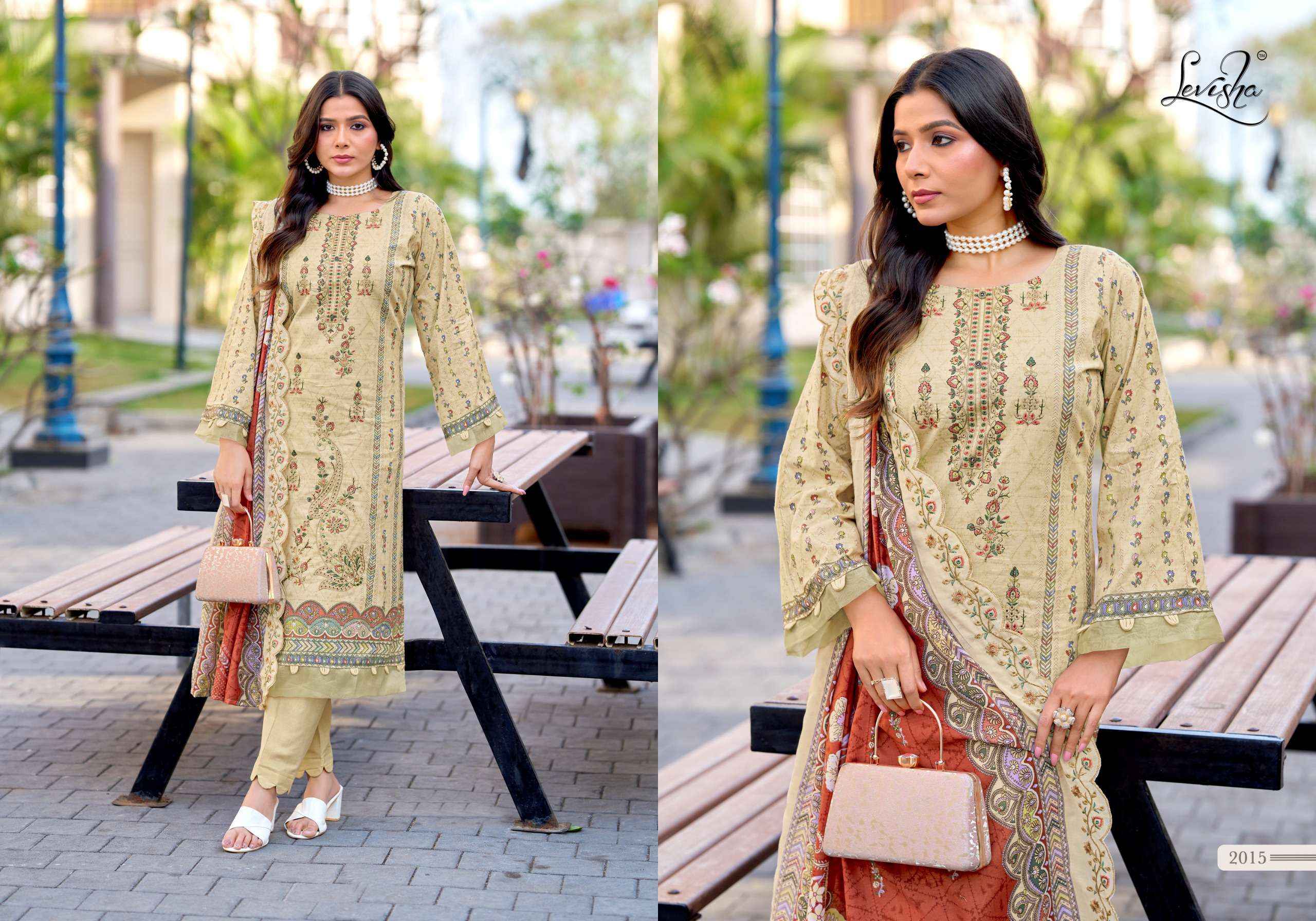 Levisha Madhubala Vol 14 Lawn Cotton Dress Material 8 pcs Catalogue