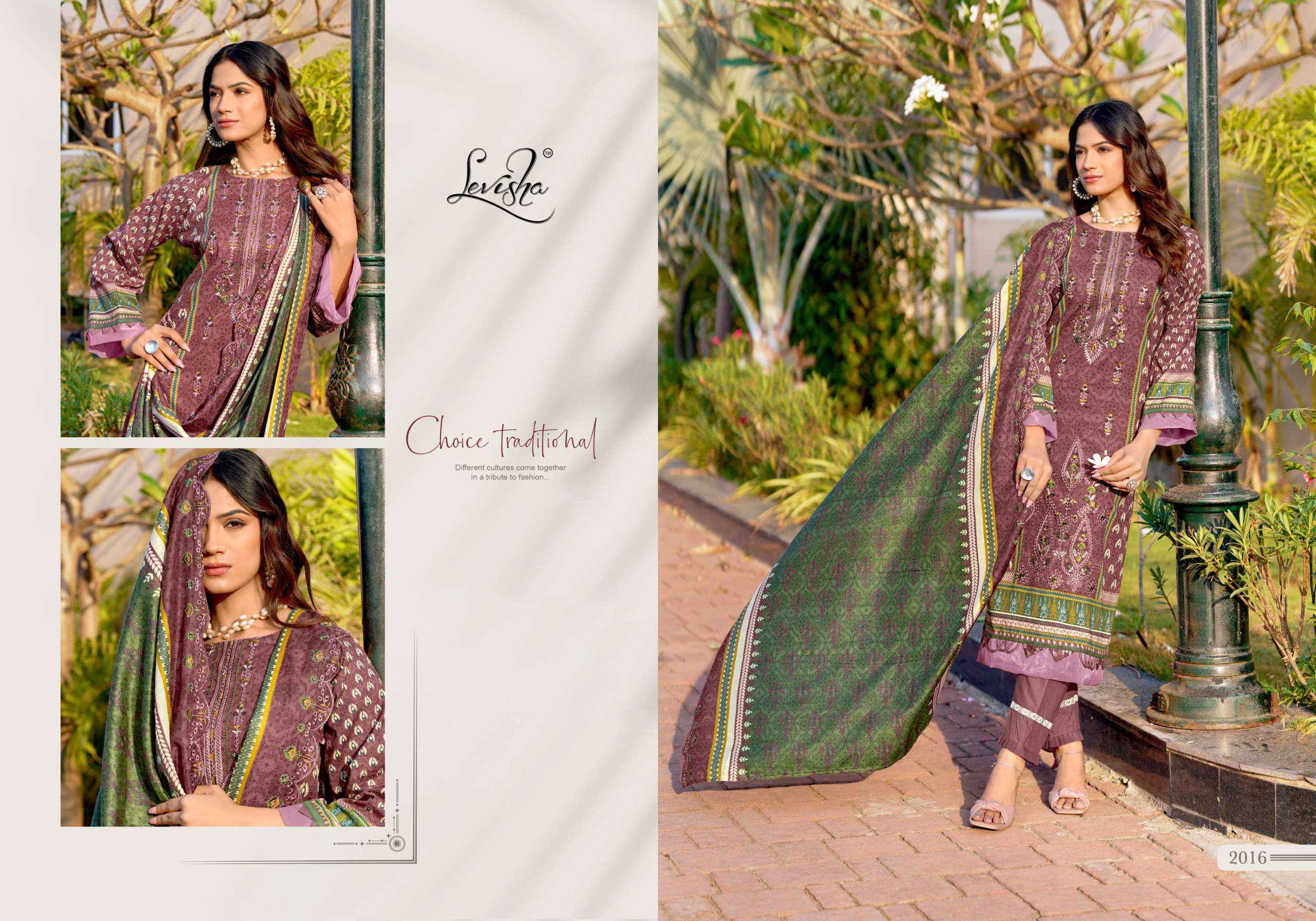 Levisha Madhubala Vol 14 Lawn Cotton Dress Material 8 pcs Catalogue