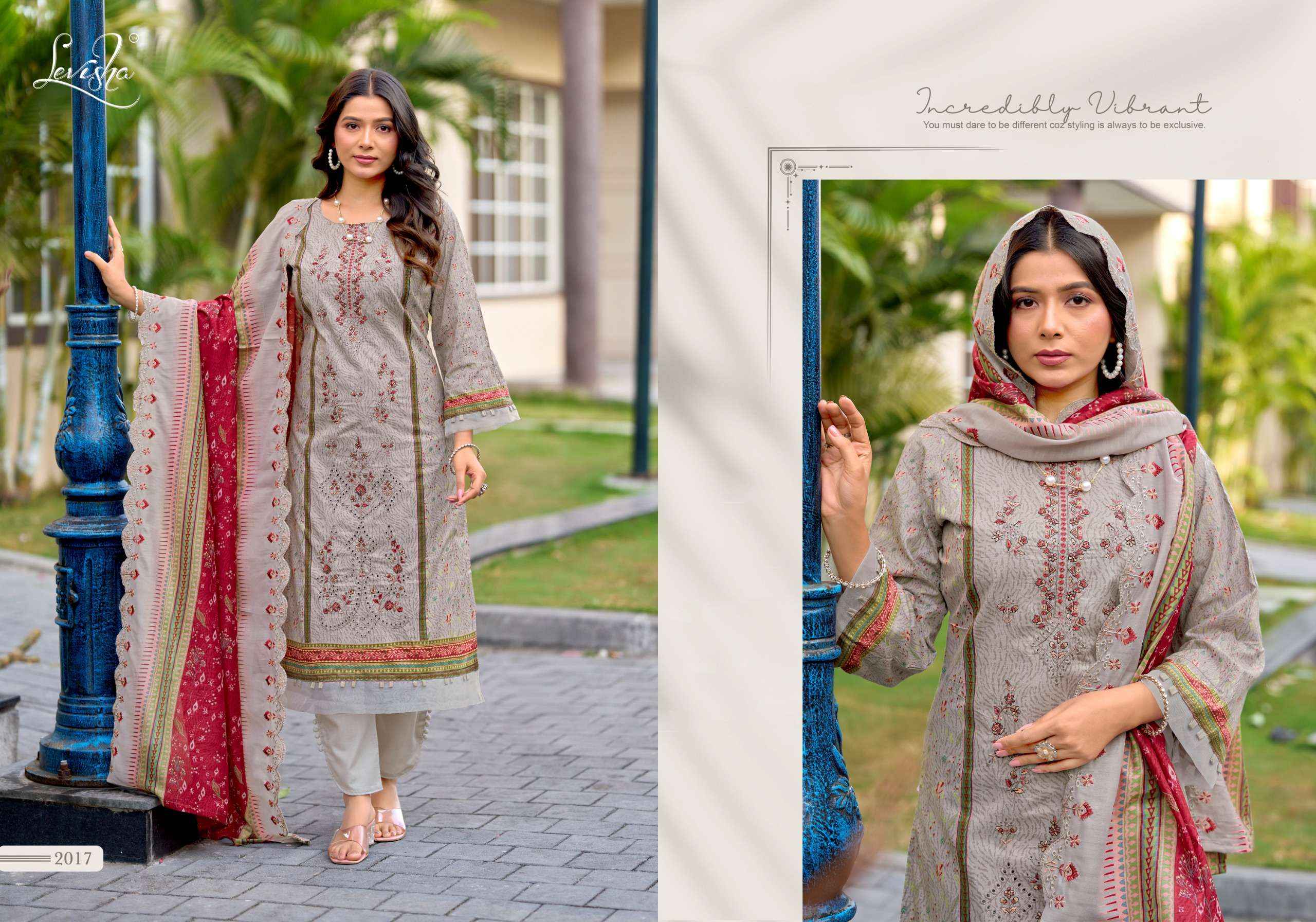 Levisha Madhubala Vol 14 Lawn Cotton Dress Material 8 pcs Catalogue