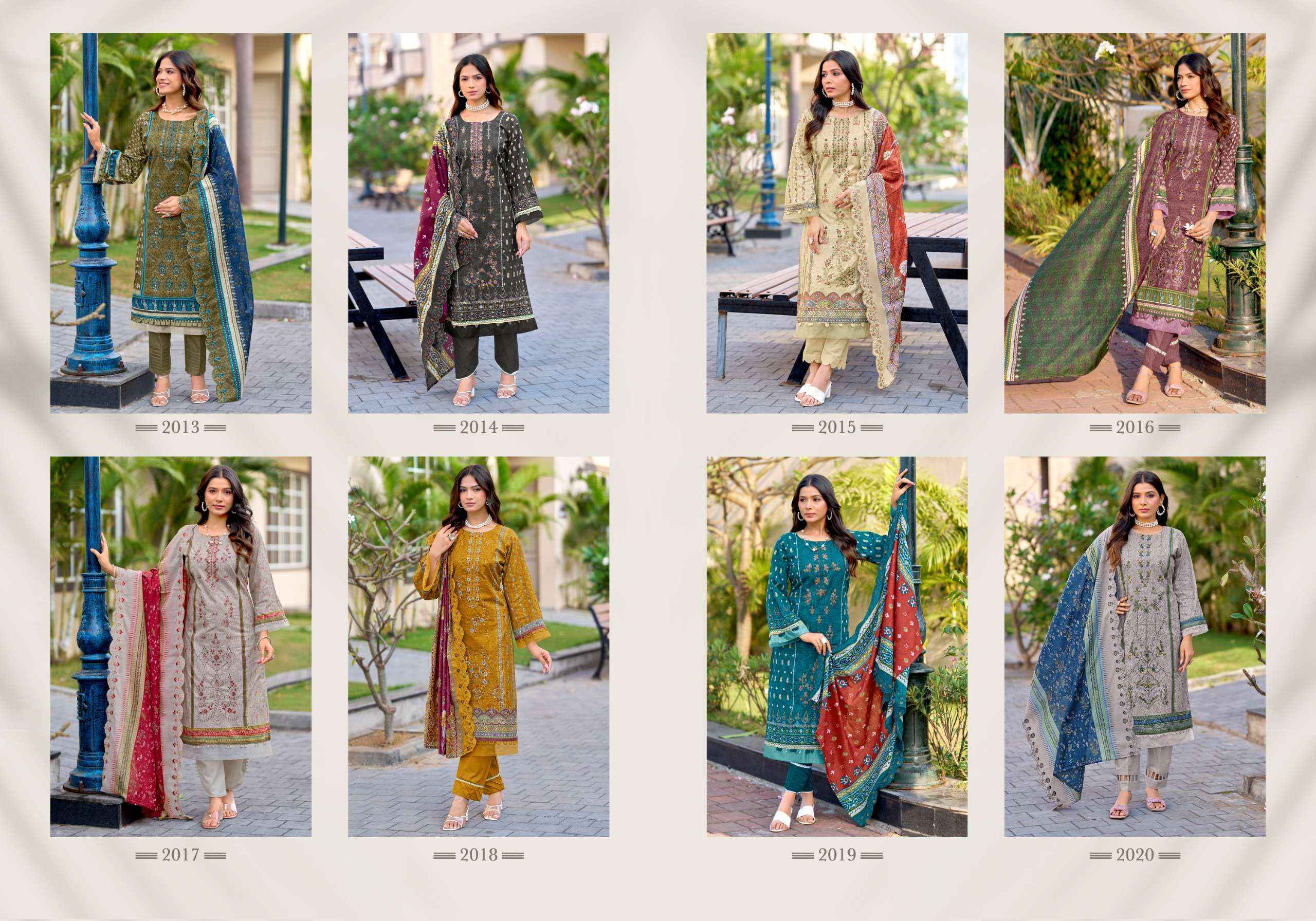 Levisha Madhubala Vol 14 Lawn Cotton Dress Material 8 pcs Catalogue