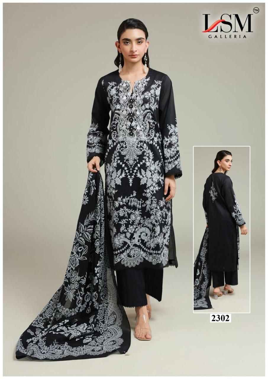 LSM Galleria Parian Dream Vol 23 Lawn Dress Material 6 pcs Catalogue