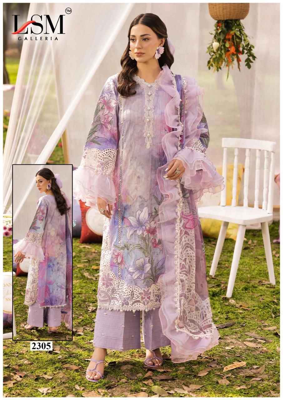LSM Galleria Parian Dream Vol 23 Lawn Dress Material 6 pcs Catalogue