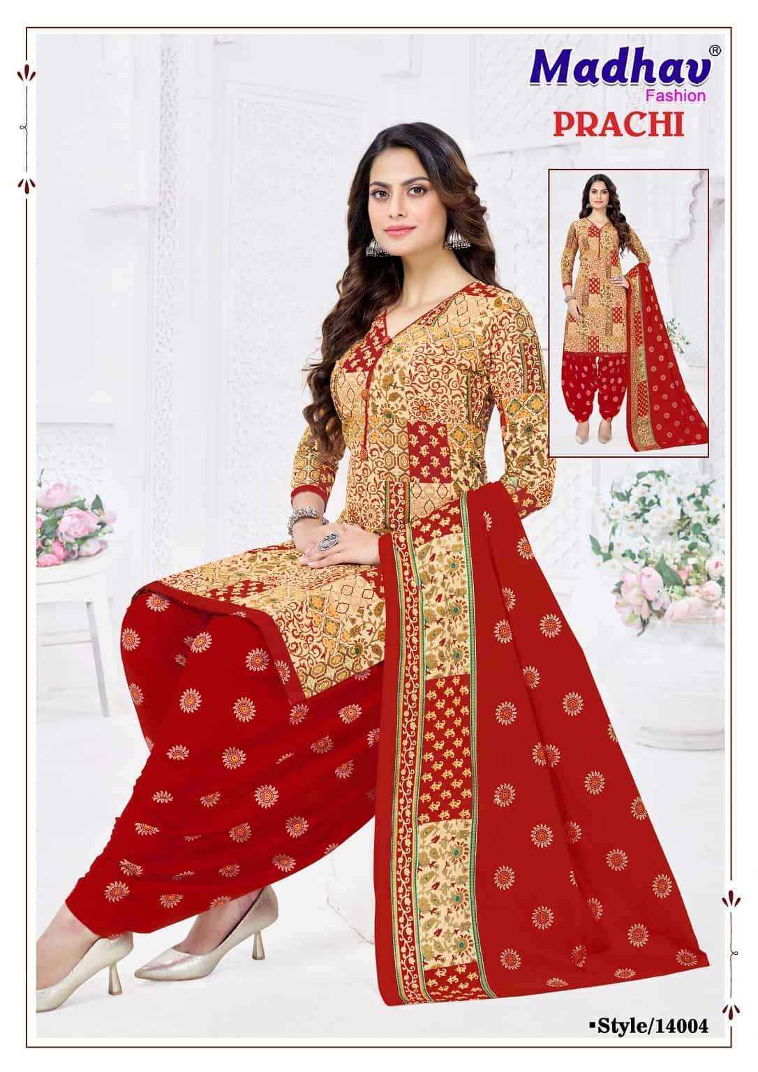 Madhav Fashion Prachi Vol 14 Readymade Cotton Dress 10 pcs Catalogue
