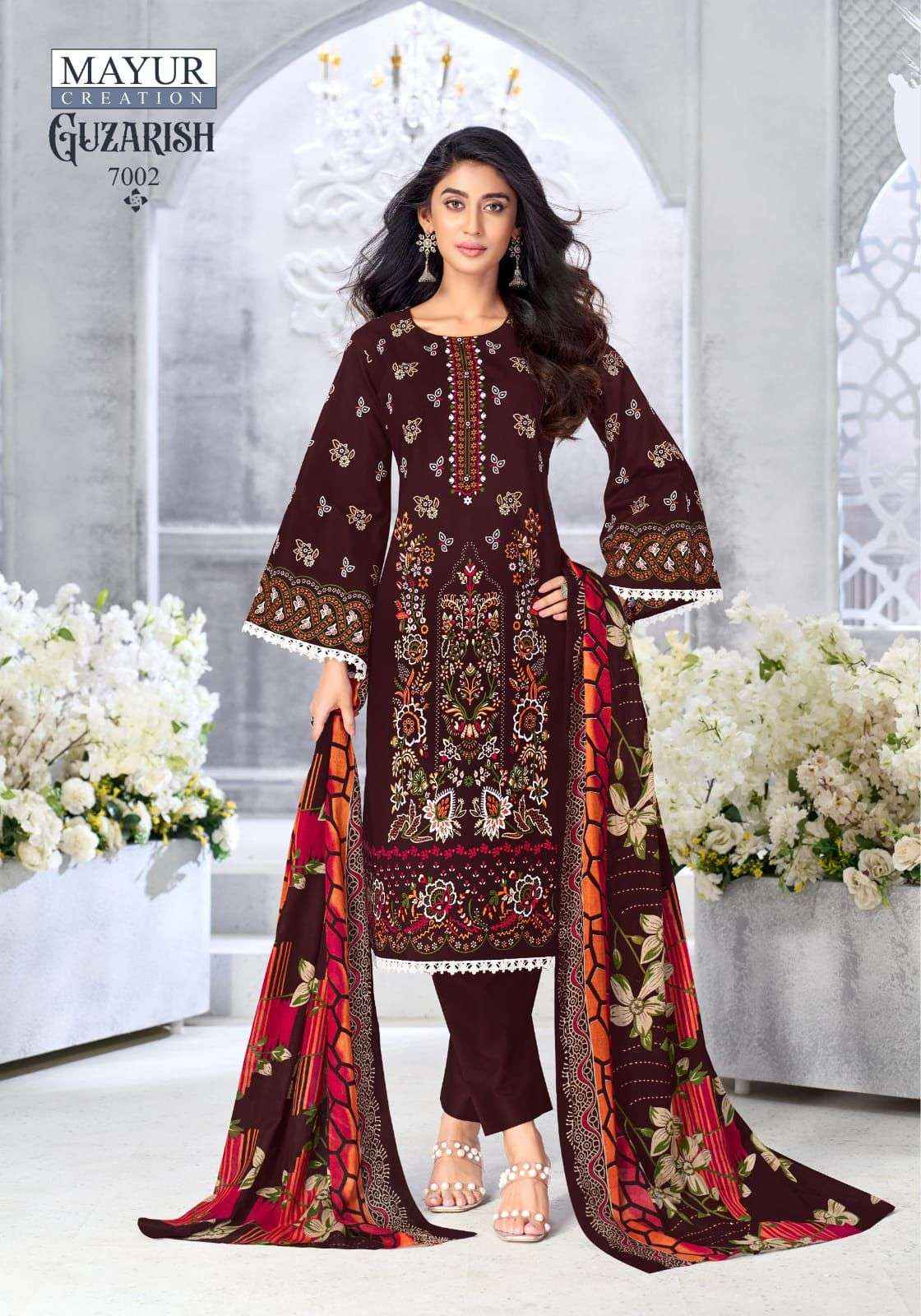 Mayur Creation Guzarish Vol 7 Cotton Dress Material 8 pcs Catalogue