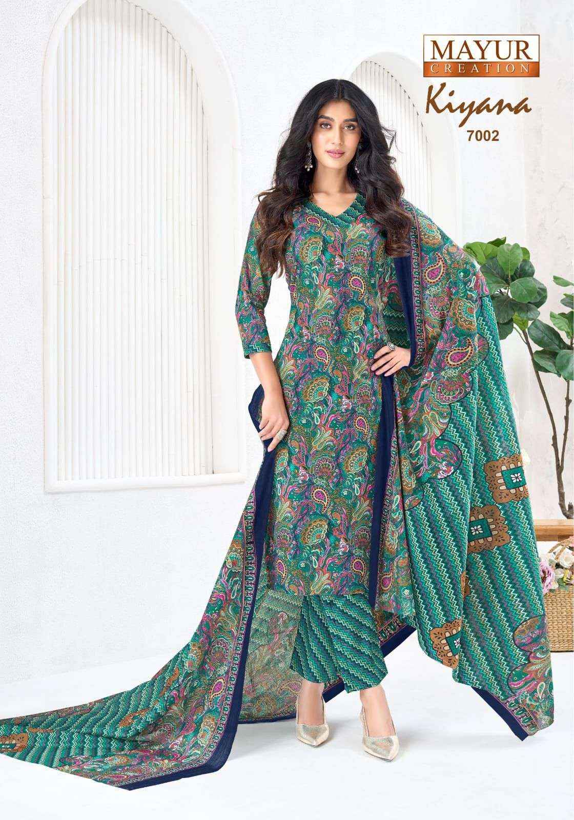 Mayur Creation Kiyana Vol 7 Cotton Dress Material 10 pcs Catalogue