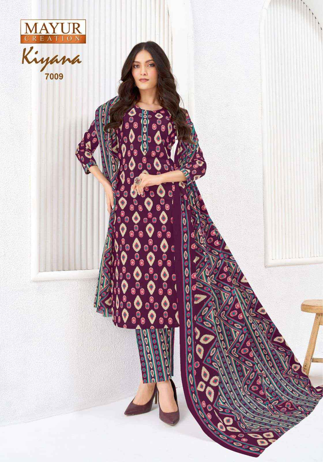 Mayur Creation Kiyana Vol 7 Cotton Dress Material 10 pcs Catalogue