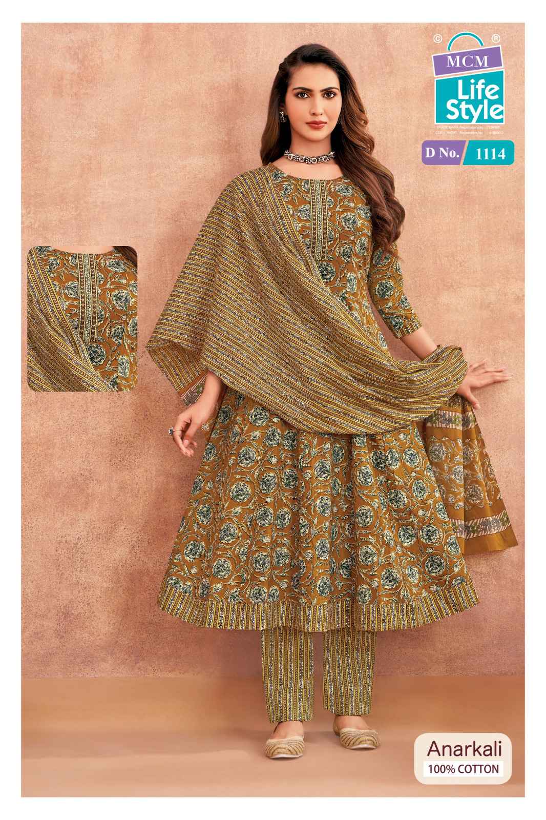MCM Lifestyle Anarkali Vol 11 Cotton Kurti Combo 10 pcs Catalogue