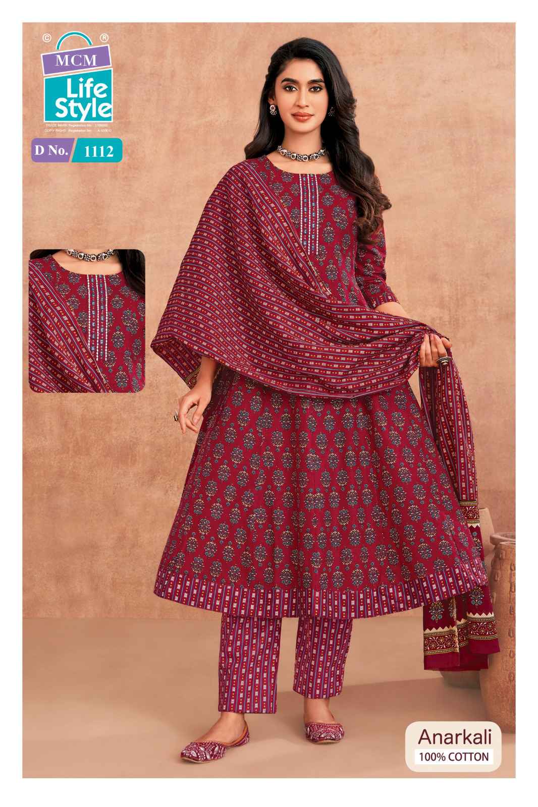 MCM Lifestyle Anarkali Vol 11 Cotton Kurti Combo 10 pcs Catalogue