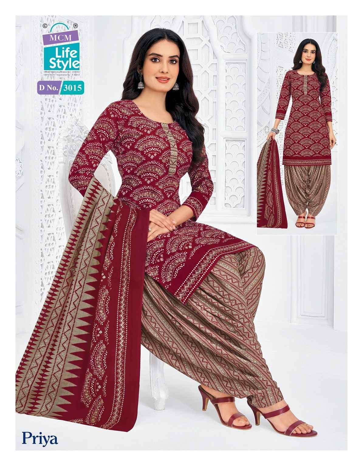 MCM Lifestyle Priya Vol 30 Readymade Cotton Dress 24 pcs Catalogue