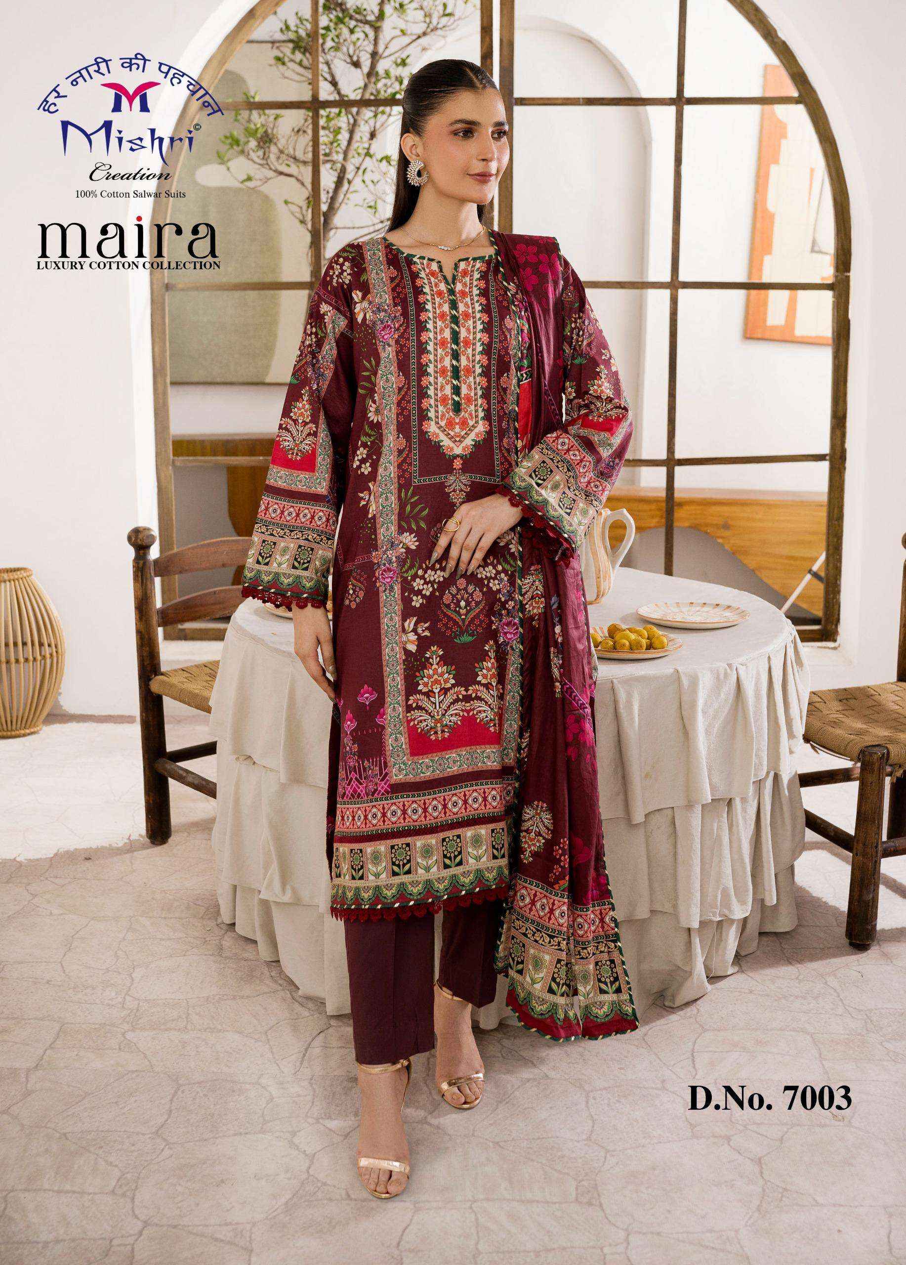 Mishri Creation Maira Vol 7 Cotton Dress Material 6 pcs Catalogue
