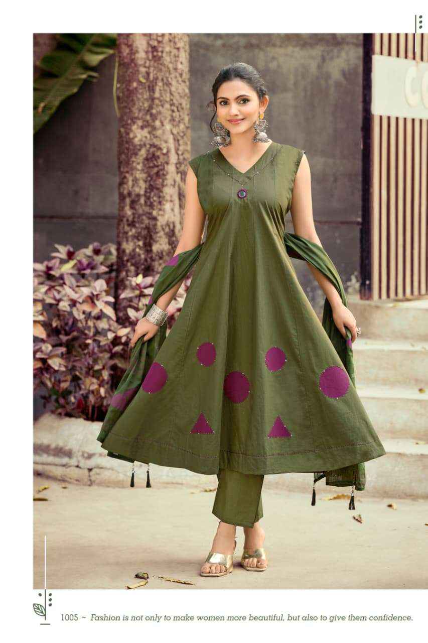 Ossm Mahiya Vol 2 Cotton Kurti Combo 6 pcs Catalogue