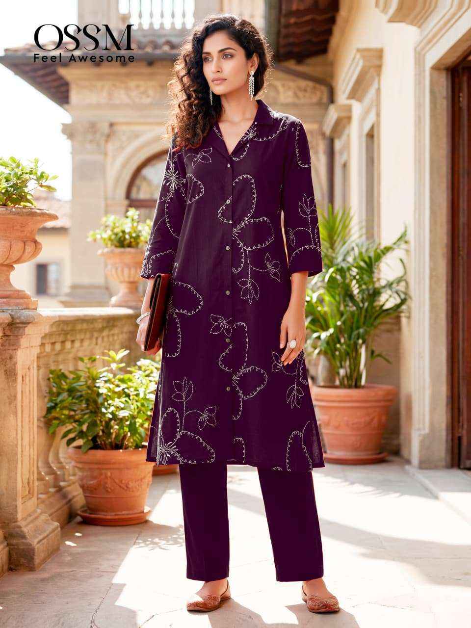 Ossm Rosy Vol 3 Cotton Kurti With Bottom 6 pcs Catalogue