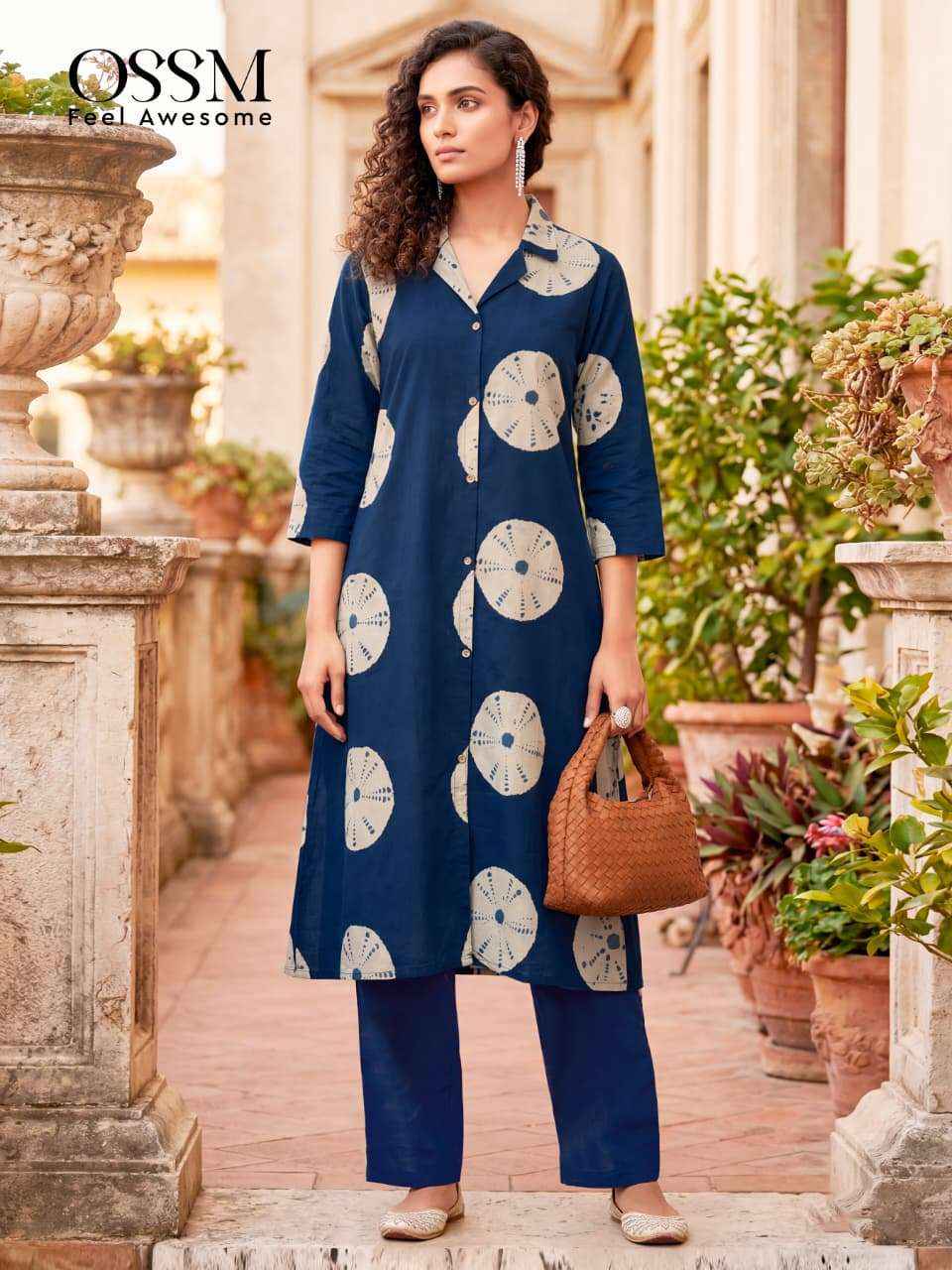Ossm Rosy Vol 3 Cotton Kurti With Bottom 6 pcs Catalogue