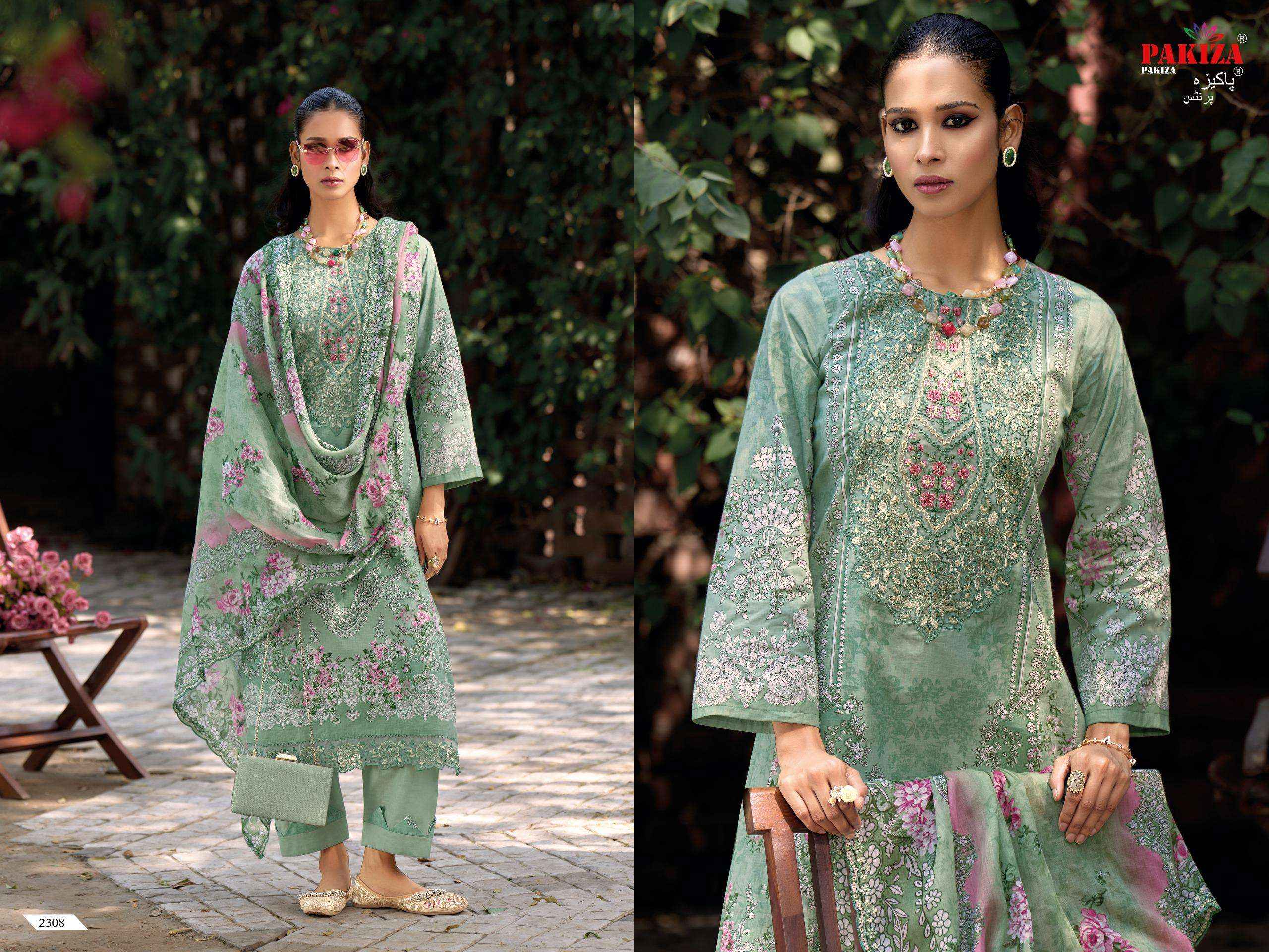 Pakiza Prints Haniya Hiba Vol 23 Lawn Dress Material 10 pcs Catalogue