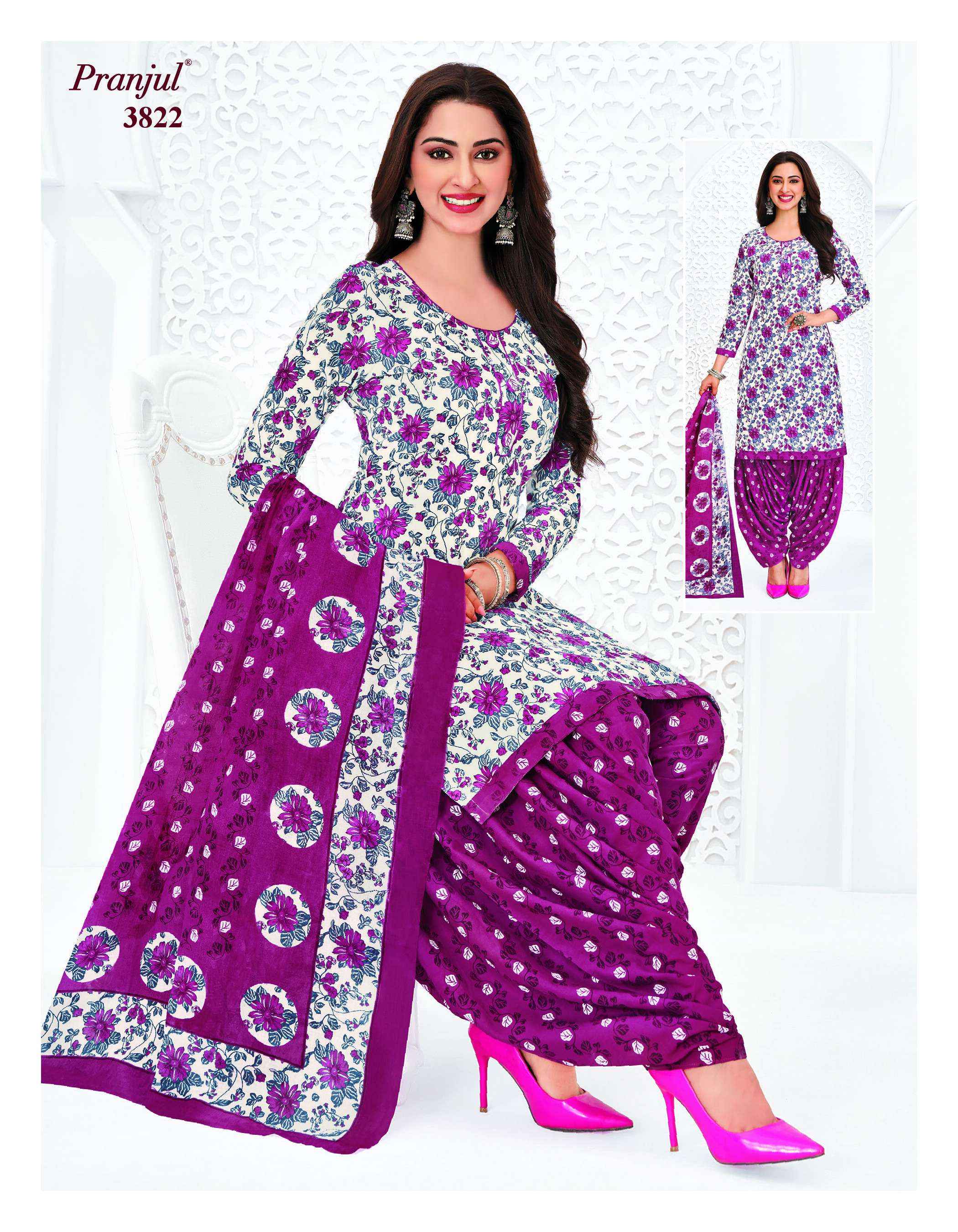 Pranjul Priyanshi Vol 38 Cotton Dress Material 36 pcs Catalogue