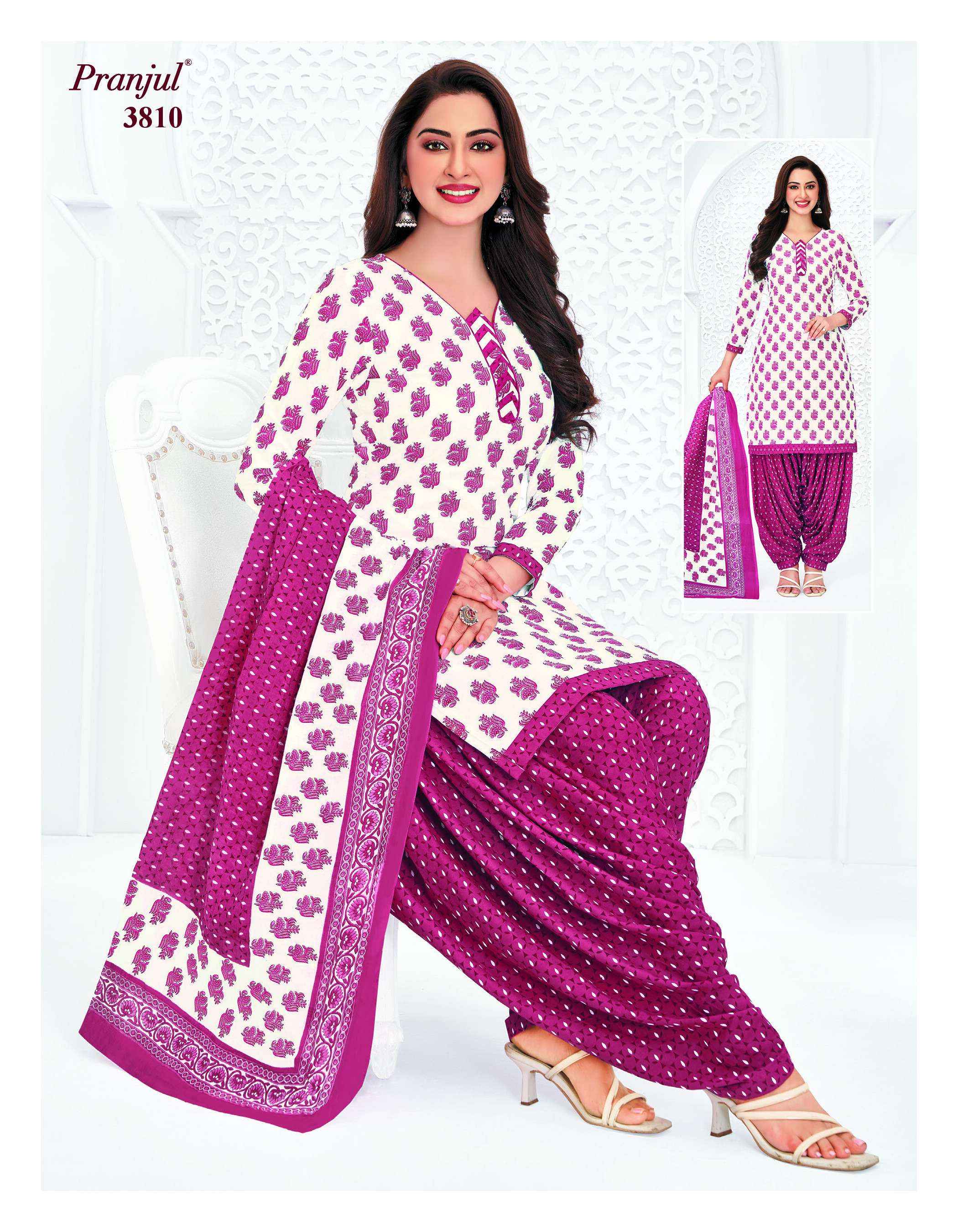 Pranjul Priyanshi Vol 38 Cotton Dress Material 36 pcs Catalogue