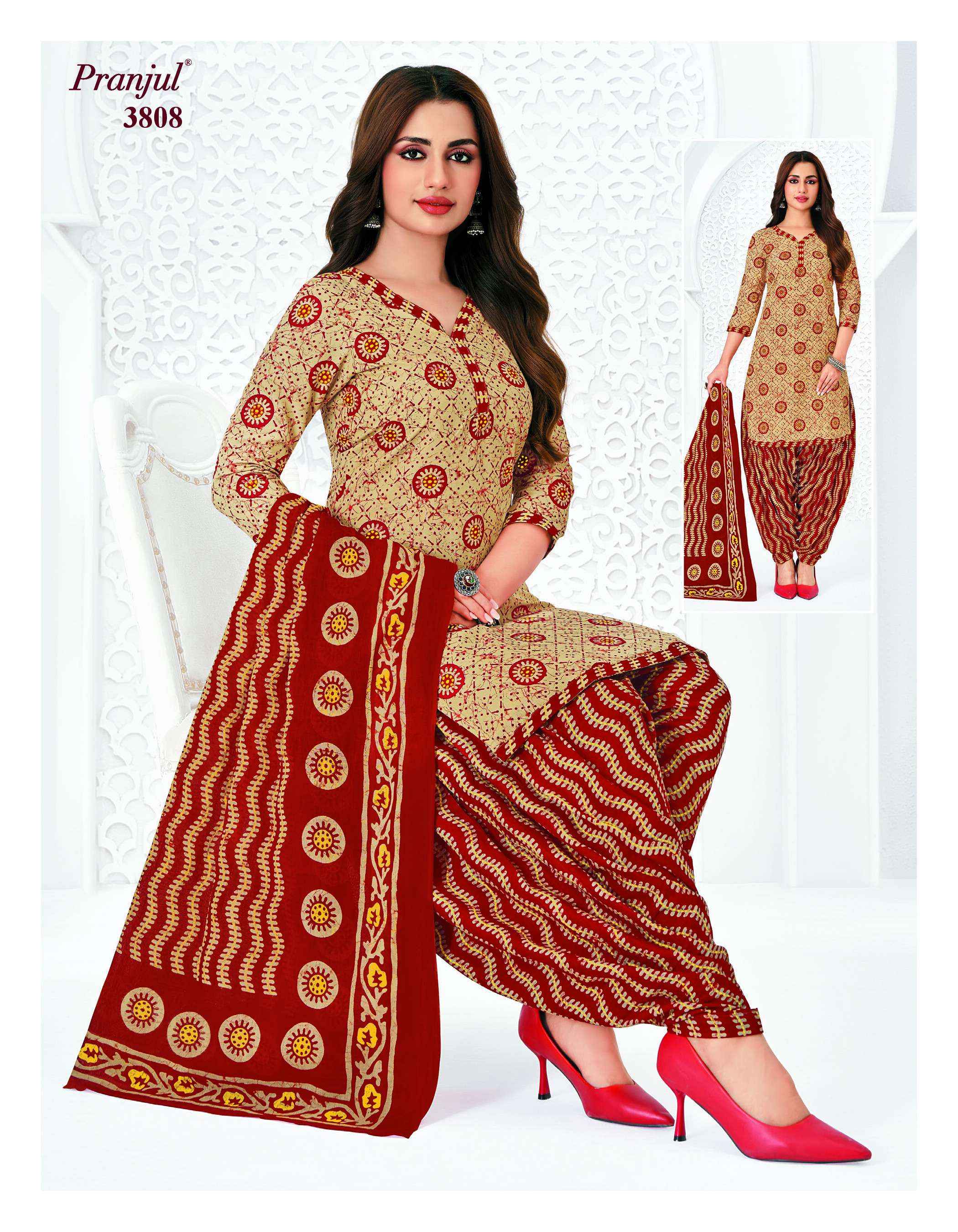 Pranjul Priyanshi Vol 38 Cotton Dress Material 36 pcs Catalogue
