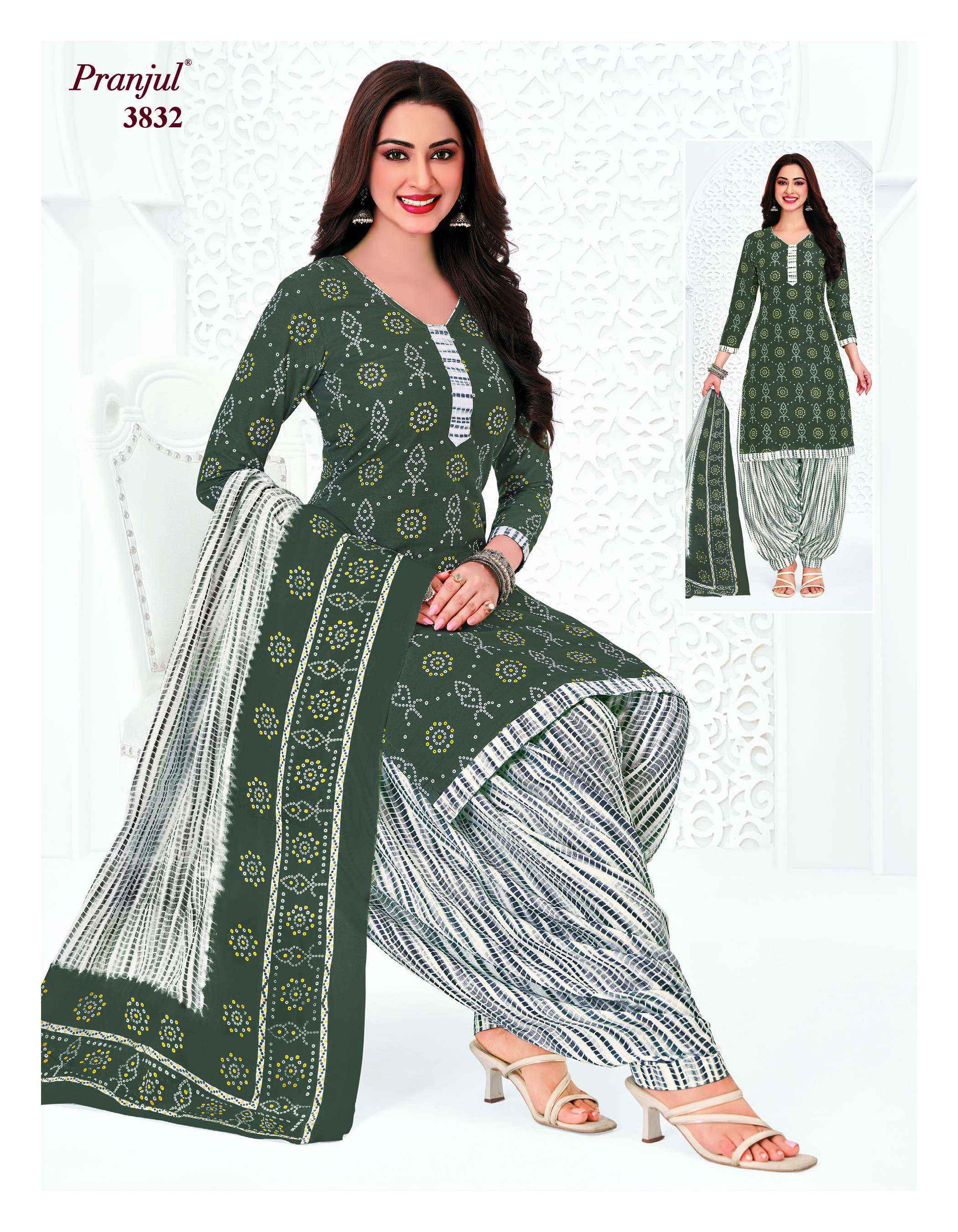 Pranjul Priyanshi Vol 38 Cotton Dress Material 36 pcs Catalogue