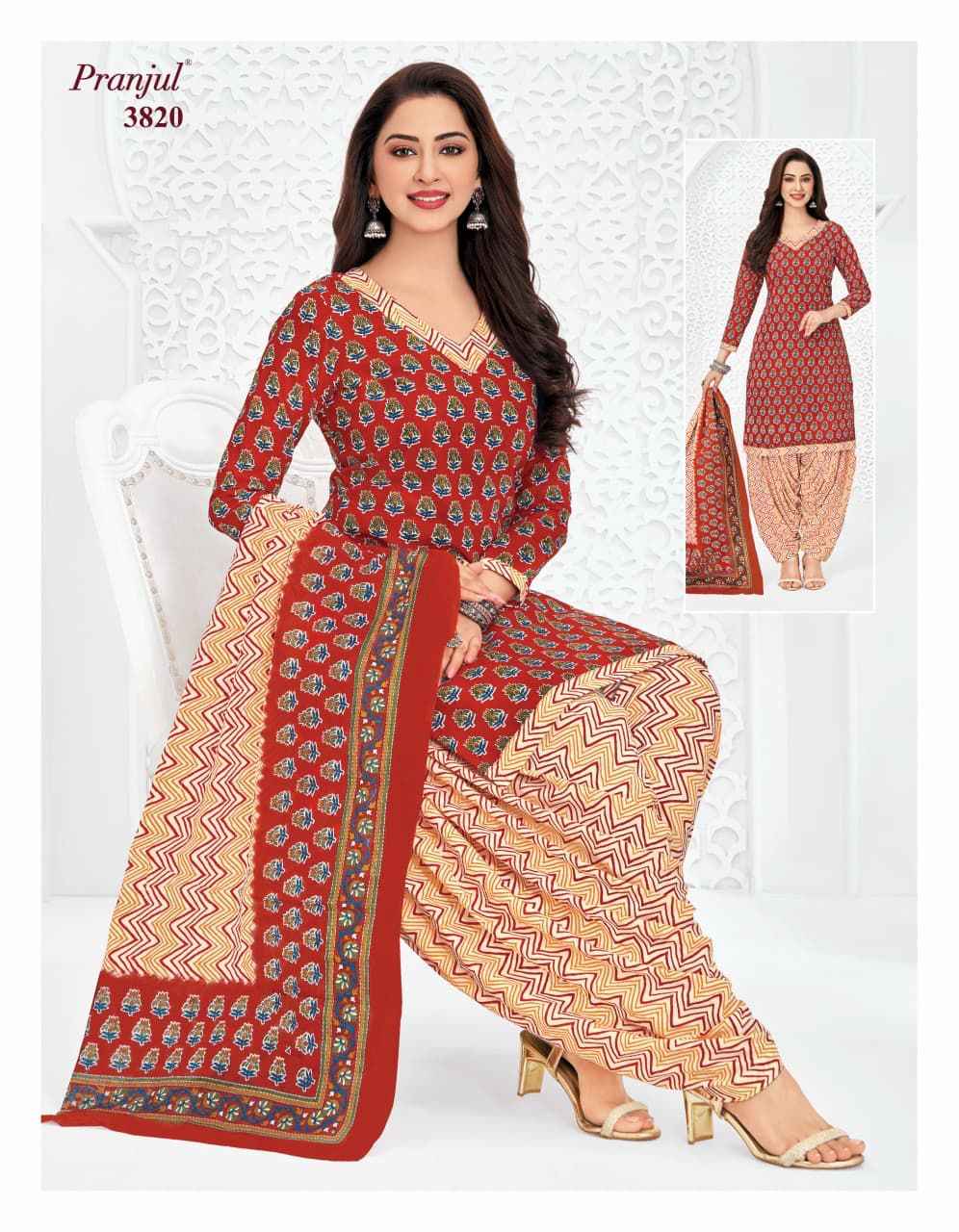 Pranjul Priyanshi Vol 38 Readymade Cotton Dress 36 pcs Catalogue