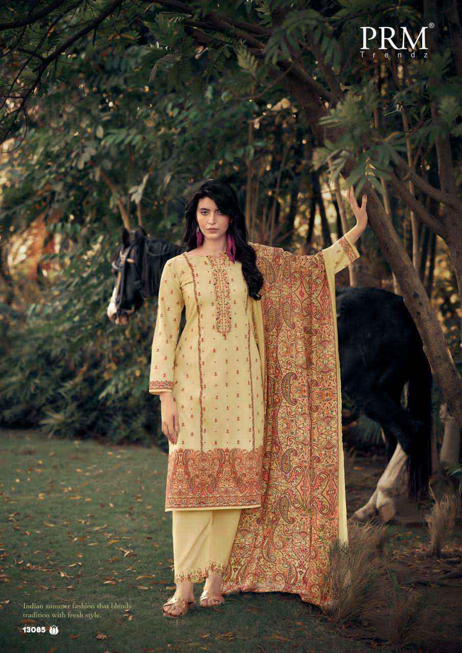 PRM Trendz Khwaish Vol 2 Lawn Cotton Dress Material 6 pcs Catalogue